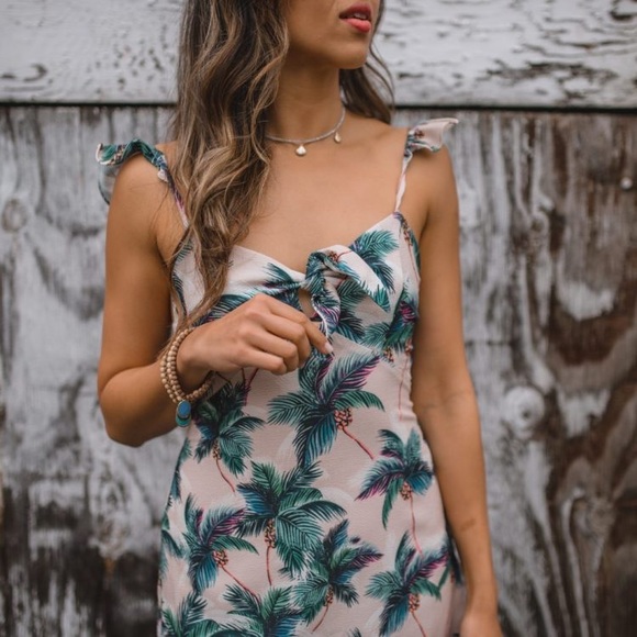 Show Me Your MuMu Palms Mini Dress - Picture 1 of 4